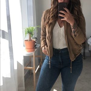 Gap soft moto jacket - Taupe